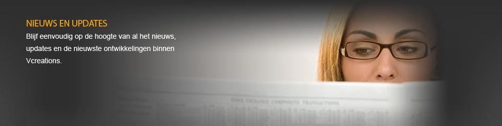Al het nieuws binnen Vcreations