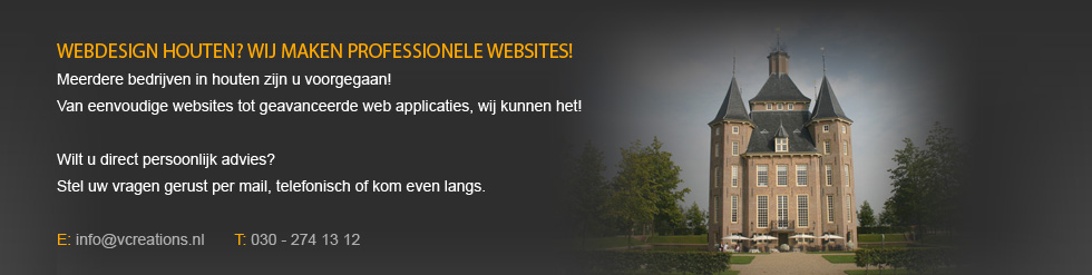 Webdesign houten? Wij verzorgen webdesign in Houten.