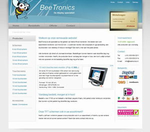 afbeelding 1 project Webshop: Beetronics.nl