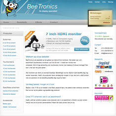 BeeTronics is de specialist op het gebied van kleine tft-lcd monitoren. Beetronics heeft een ruim assortiment monitoren van 6 tot 22 inch.