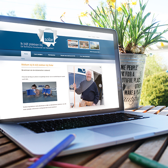 Een actie website laten maken? Deze actie website is laten maken door Solar Nederland, de technische groothandel van Nederland.