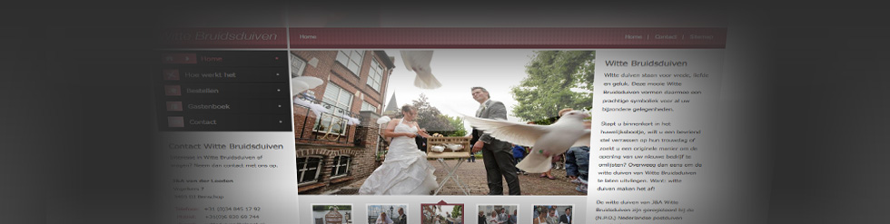 Project: Witte-bruidsduiven.net