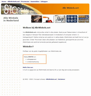 afbeelding 1 project Allewinkels.net