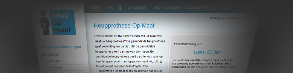 Project: Heupopmaat.nl