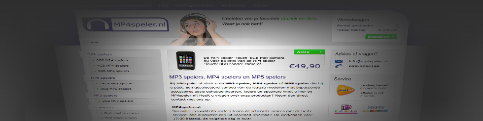 Project: Webshop: MP4speler.nl