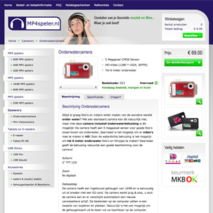 afbeelding 3 project Webshop: MP4speler.nl