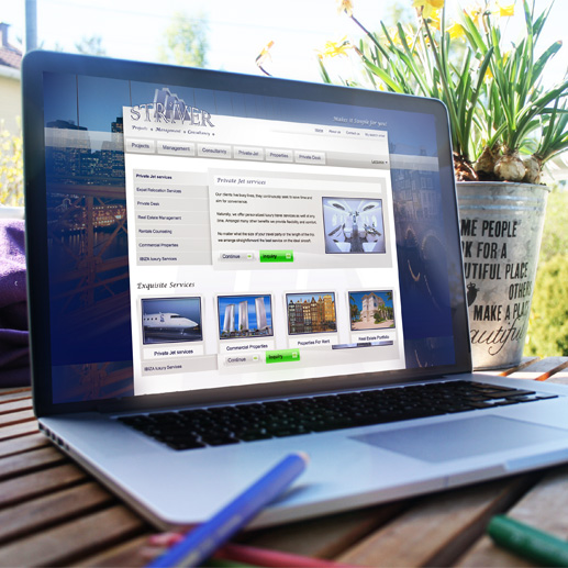 STRiVER P.M.C. is een betrouwbare en professionele bemiddelaar voor al uw
onroerend goed zaken. STRiVER heeft bij ons deze website laten bouwen. 