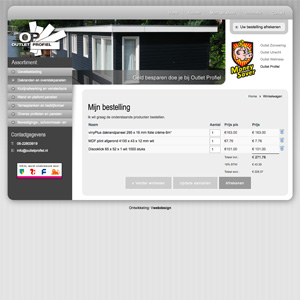 afbeelding 5 project Webshop: outletprofiel.nl