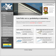 Webshop laten bouwen door Outlet Profiel, de goedkoopste profielwebshop van Nederland. 