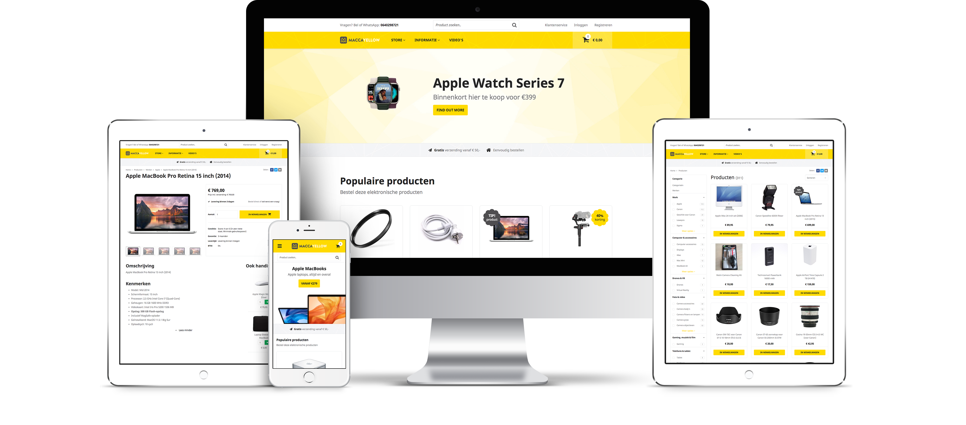 Refurbished webshop