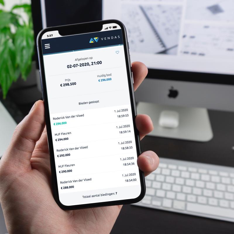 Online bieden software