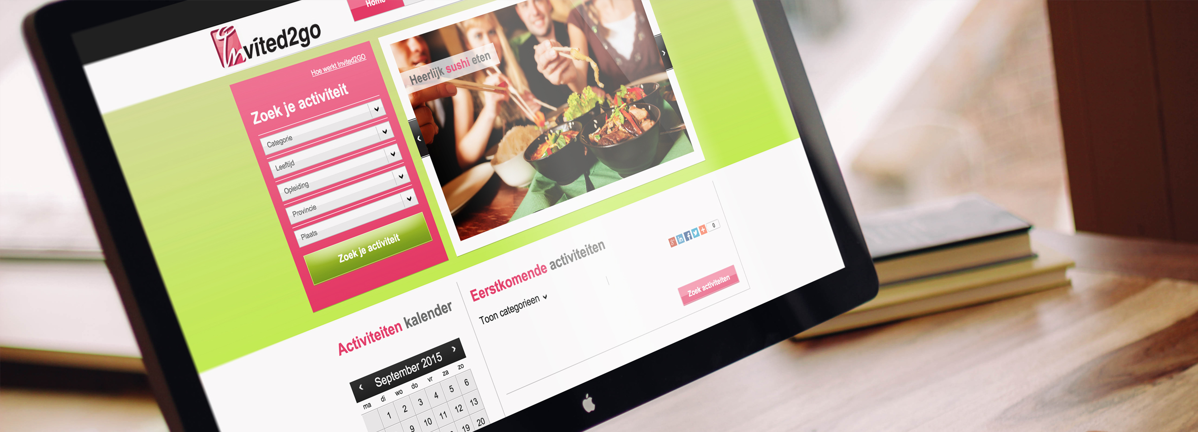 Activiteiten platform laten ontwikkelen invited2go