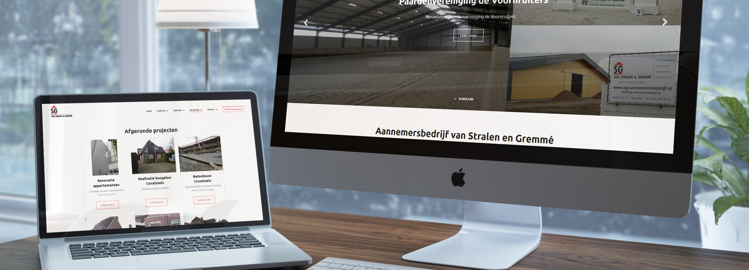 Aannemer website SG