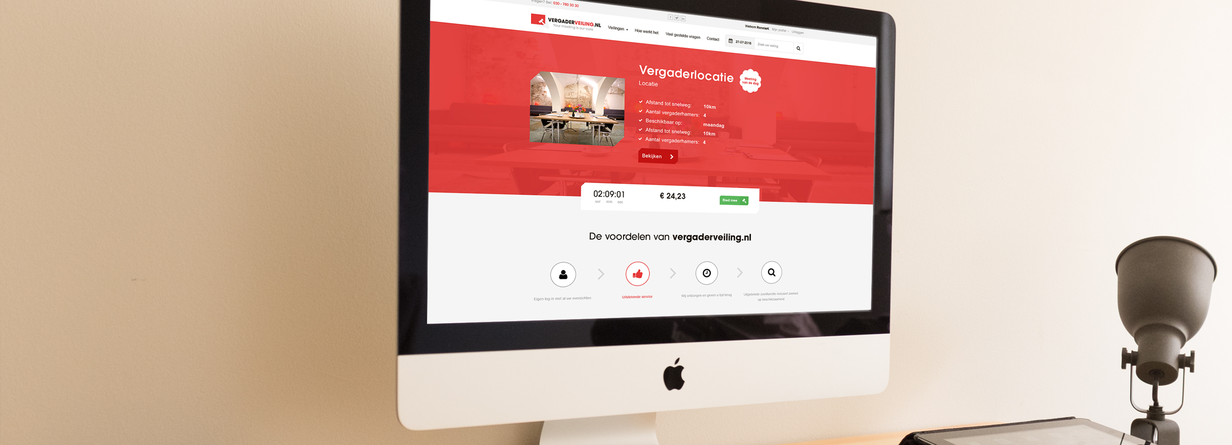 Veilingsite laten bouwen